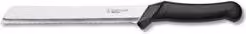 Coltello da pane in acciaio inox Coltellerie Inox Bonomi Nero e Cromo con lama da 20 cm