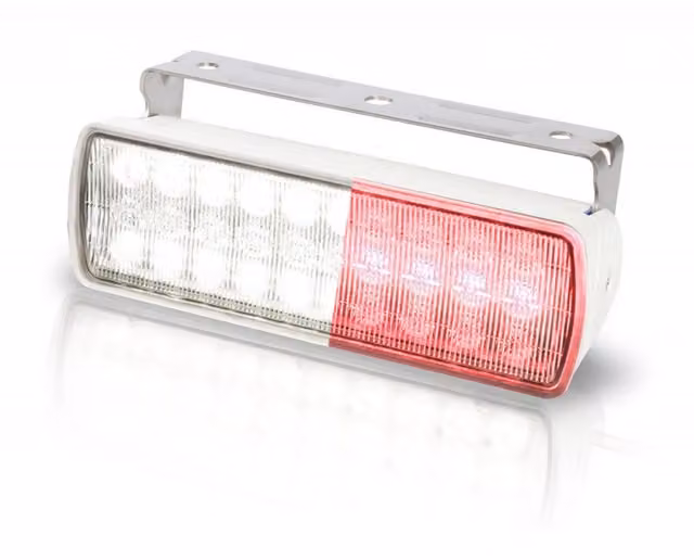 Hella Marine SEA HAWK XL Faro LED Bianco e Rosso con protezione IP67