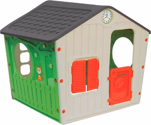 Casetta gioco per bambini in resina multicolore L/P/H: 140 x 108 x 115 cm
