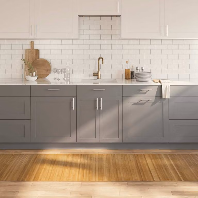 Tappeto rettangolare moderno vidaXL in bambù e polipropilene, beige e marrone, L 80 cm x P 300 cm