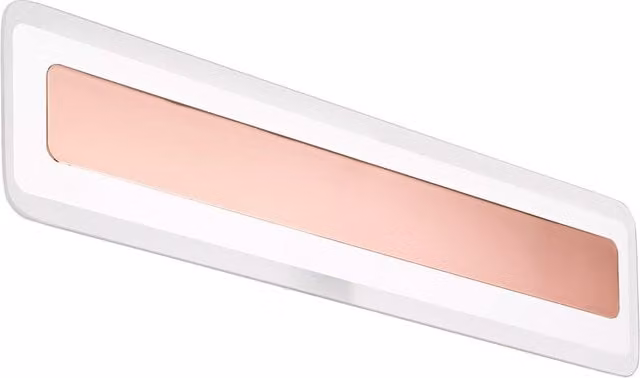 Applique LED Linea Light Antille con finiture in metallo e vetro disponibile in bianco, cromo, oro/ottone o rame