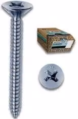 Set di 200 viti autofilettanti per metallo Mustad zincate argento, L: 5,5 mm, H: 32 mm