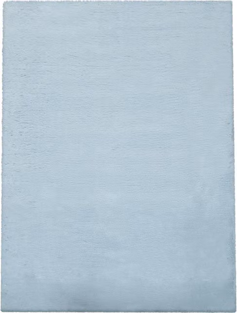 Tappeto quadrato in ecopelliccia Fluffy turchese L/P: 200 x 200 cm