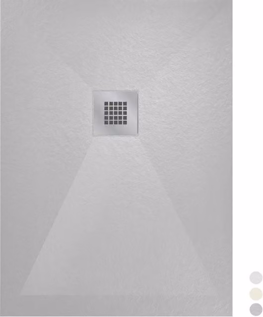 Piatto doccia rettangolare LINPH Bliss in mineral cast bianco L: 100 cm, P: 70 cm