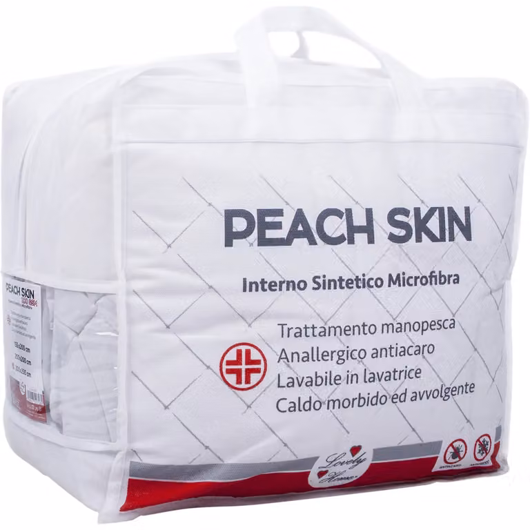 Piumino Letto Singolo Fratelli Zambetti in Microfibra Bianca, Ideale per l'Inverno, L 155 x P 200 cm