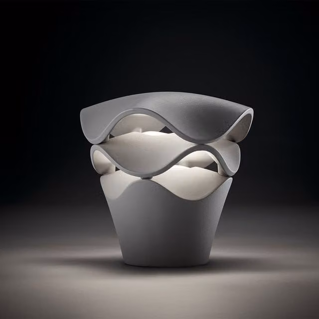 Lampada da esterno a palo Bover Cornet Palo LED dimmabile colore grigio