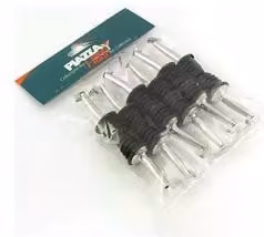Set di 12 beccucci versatori dosatori con chiusura in acciaio inossidabile nero Piazza Effepi
