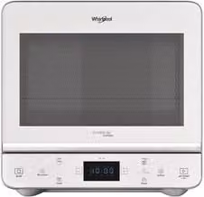 Forno a microonde Whirlpool MAX 49 WSL con Grill e Steam Assist, 13 L, 700 W, Argento e Bianco