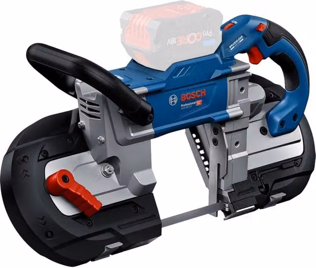 Sega a nastro da banco Bosch GCB 18V-127 blu (Solo corpo)