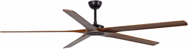 Ventilatore a soffitto BIGWOOD 24 XXL Faro Barcelona colore marrone in legno senza luce