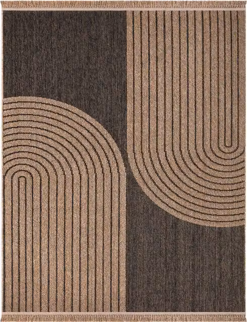 Tappeto Colonia per interni ed esterni grigio antracite L: 280 cm, P: 200 cm