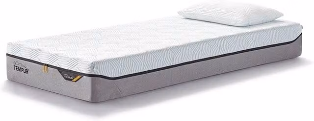 Materasso Tempur Pro Plus SmartCool con tecnologia al gel e fodera rinfrescante bianca, supporto H3 per la regolazione della temperatura, L: 195 cm, P: 85 cm, H: 85 cm