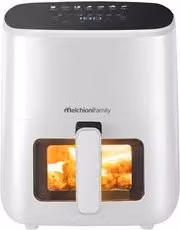 Friggitrice ad aria Melchioni Family Marianna New White, capacità 5 l, 1500 W, con display digitale e timer, colore bianco