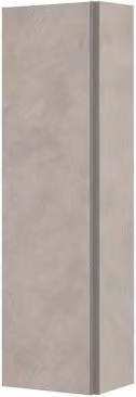 Pensile da bagno sospeso beige con ante soft close e ripiani interni H: 135 cm