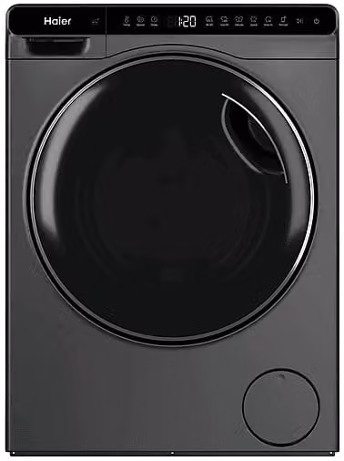 Lavatrice Haier HW50-BP12307GU1S a caricamento frontale, 5 kg, 1200 rpm, Classe A, Antracite, Profondità: 49 cm