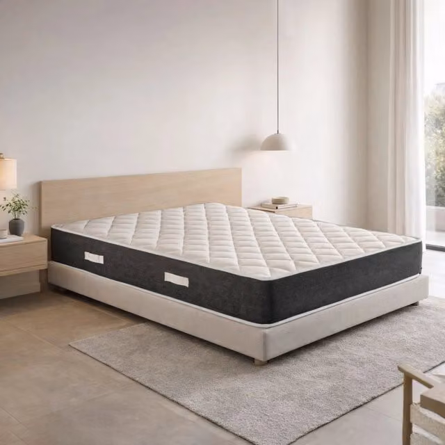 Materasso Ortopedico Geemma Mod. Prime 20 in Schiuma Viscoelastica, Anallergico e con Regolazione della Temperatura, Bianco, L/P/H: 120 x 195 x 20 cm
