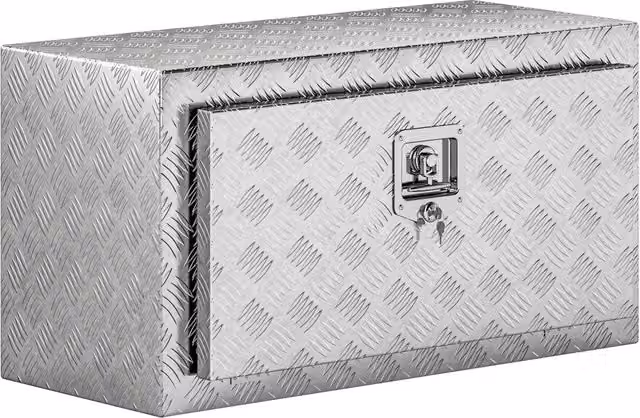 Cassettiera per attrezzi impermeabile in alluminio Minimal argento L: 76.2 cm, P: 35.5 cm, H: 40.6 cm