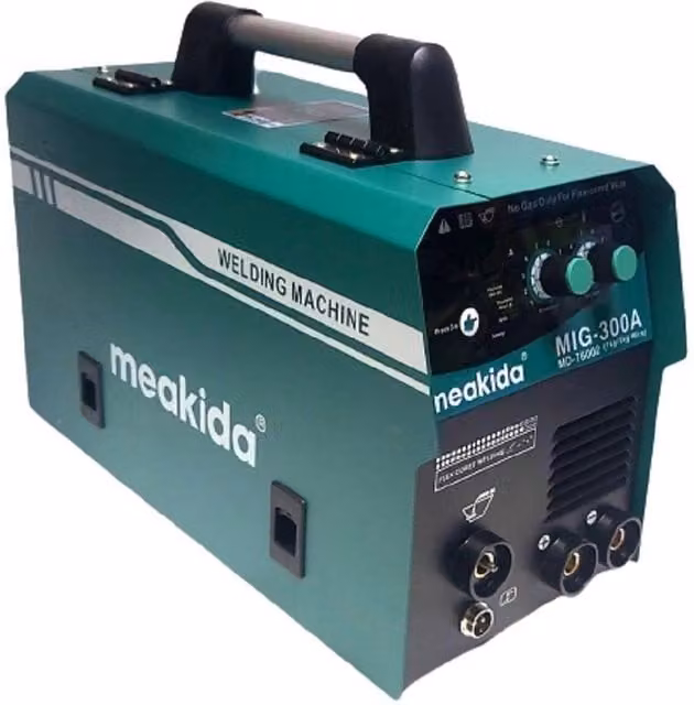 Saldatrice Multifunzione Mig/Mma Trade Shop No Gas con Filo Continuo ed Elettrodo 1-5 Kg 300a Verde