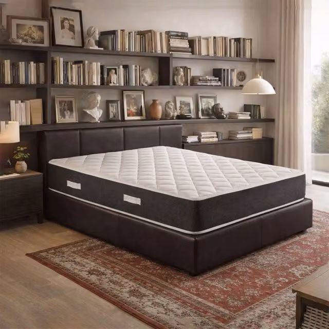 Materasso matrimoniale Geemma Mod. Prime 24 in memory foam ortopedico, anallergico e con regolazione della temperatura, colore bianco, L: 180 cm, P: 190 cm, H: 24 cm