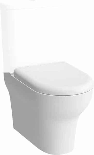 Vaso monoblocco filomuro Vitra Serie Zentrum in ceramica bianca L 61,0 cm x P 40,0 cm x H 38,0 cm