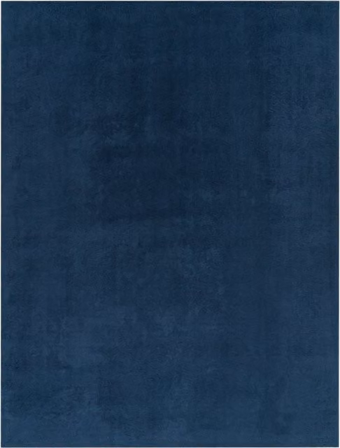 Tappeto Calia Italia blu, moderno e lavabile, L: 100 cm x P: 200 cm