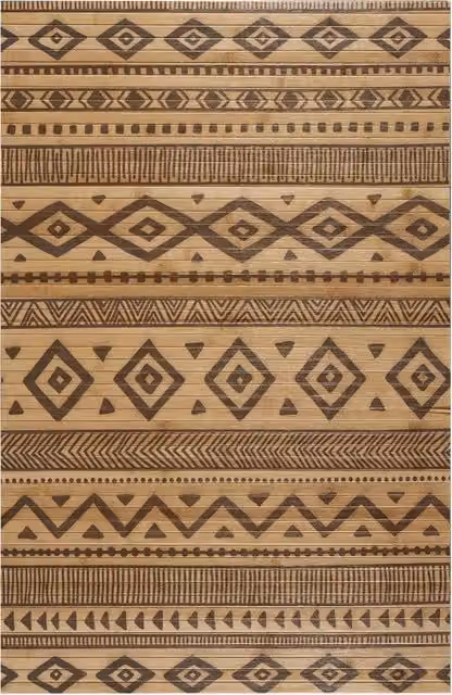 Tappeto etnico Storesdeco marrone antiscivolo L: 160 cm, P: 230 cm