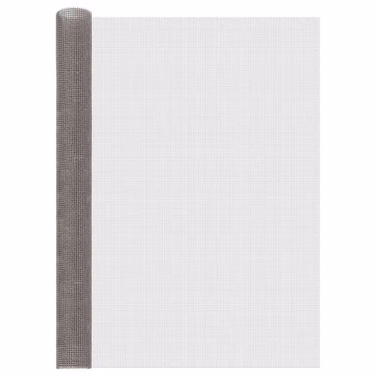 Rete per schermatura vidaXL in acciaio inossidabile Argento L: 1000 cm, H: 120 cm