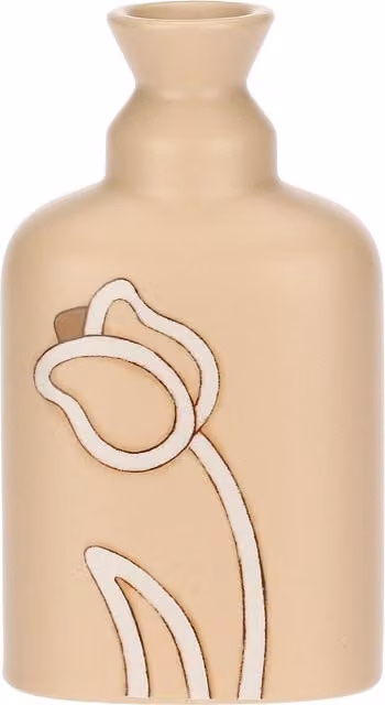 Campana profumatore per ambienti Iconic Elegance THUN in ceramica beige con diffusore a bastoncini e fragranza floreale