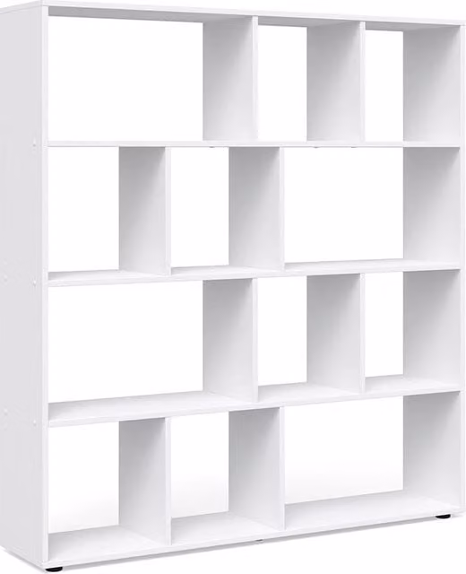 Scaffale Pilar Vicco Bianco in stile Scandinavo L: 131.6 cm, H: 143 cm