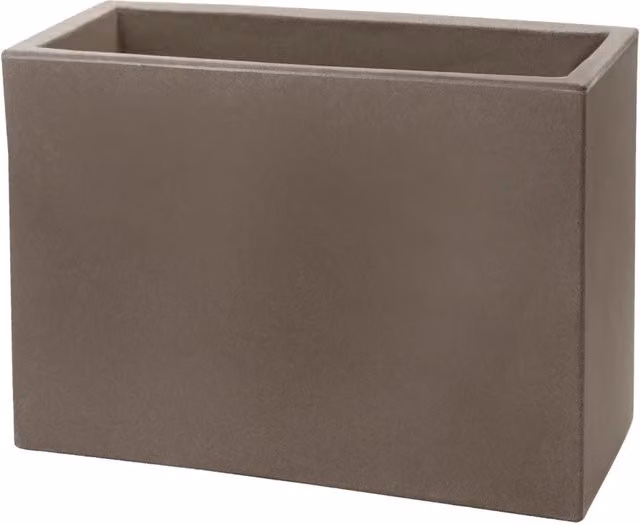 Fioriera rettangolare Teraplast beige L 100 x P 40 x H 40 cm