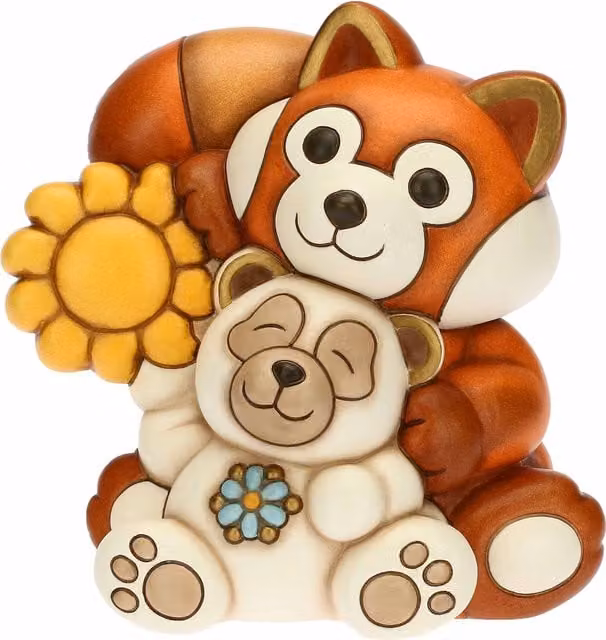 Statuetta Thun Lovers Club 2023 Special Edition in ceramica arancione