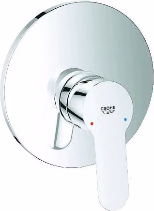 Miscelatore monocomando doccia incasso Grohe linea BauEdge cromato con tecnologia water saving