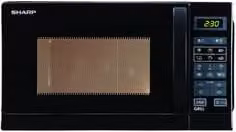 Forno a microonde combinato Sharp R-742BKW con Grill, 25 L, 900 W, Classe A, colore Nero