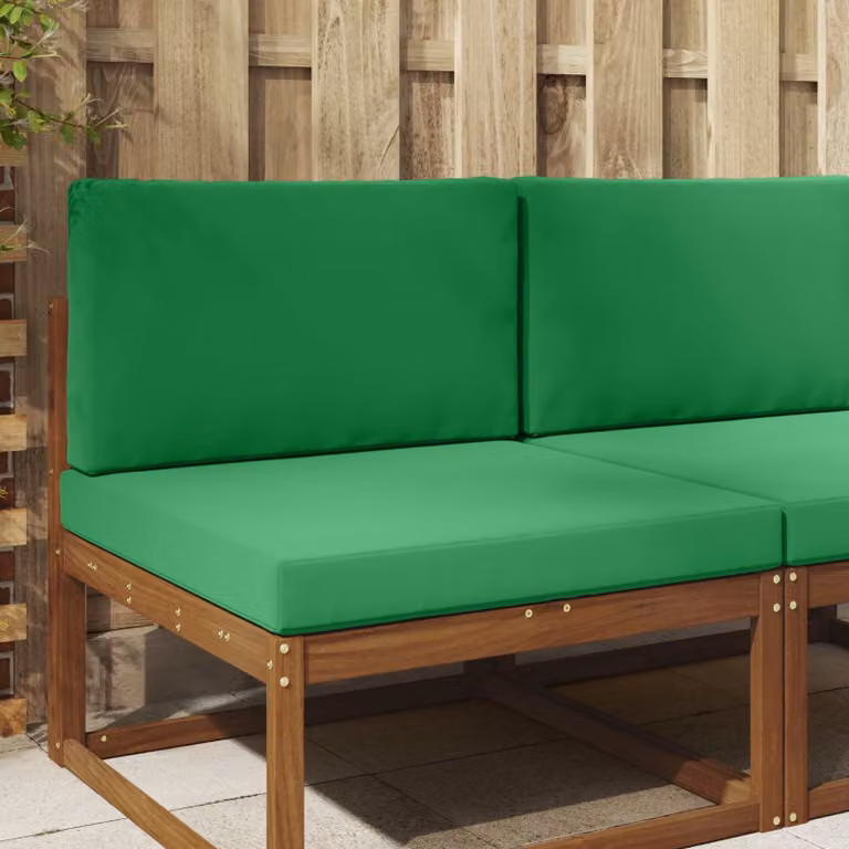 Cuscino per divano da esterno vidaXL in poliestere verde 80 x 80 cm