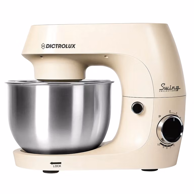 Impastatrice Dictrolux Swing Collection SM-2546 Beige con ciotola da 4 litri e 1500 Watt
