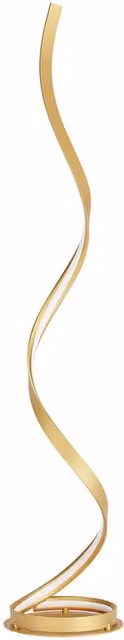 Lampada da terra LED Redo Group Torsion dimmabile in metallo e silicone disponibile in bianco, nero, bronzo o oro/ottone