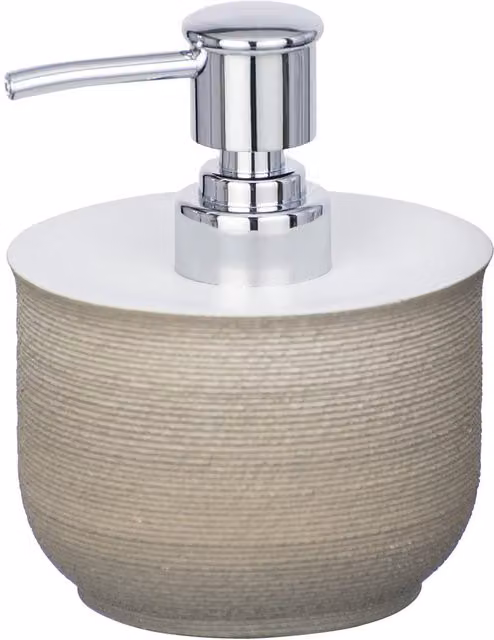 Distributore di sapone con dispenser a pompa Wenko Nebo, colore brown, 240 ml