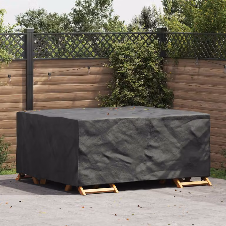 Copertura per mobili vidaXL impermeabile, colore nero, L: 200 cm, P: 150 cm, H: 85 cm