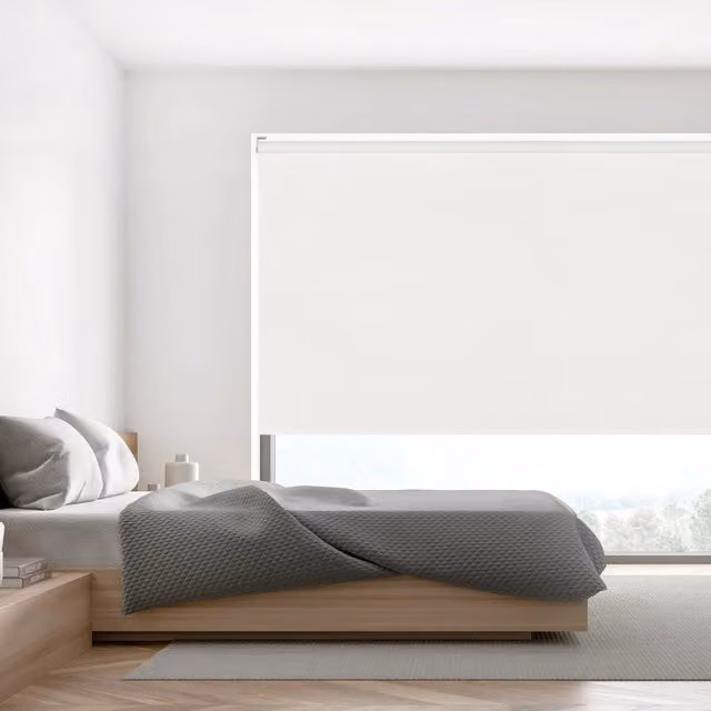 Tenda a rullo oscurante e termica Viewtex Sundusk bianco L: 220 cm x H: 250 cm