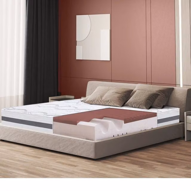 Materasso in Memory Foam The White Stone, L/P/H: 130 x 190 x 27 cm, Colore Bianco, Tessuto Antibatterico e Traspirante, Rigidità Media/Alta