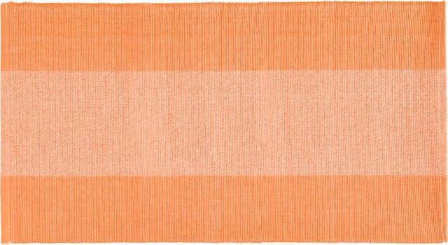 Runner a righe in cotone Kasanova arancione L 120 cm x P 40 cm