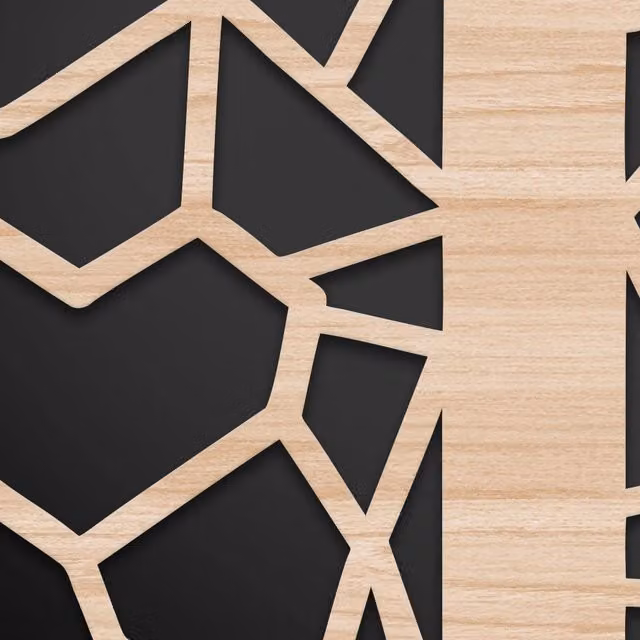 Quadro arredo LOVE Signorbit in legno e PVC, stile moderno e astratto, L 140 cm x H 70 cm, disponibile in bianco, nero o beige