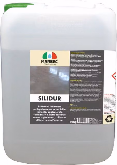 Silicato di potassio e litio SILIDUR Marbec bianco trasparente lucido 10 l