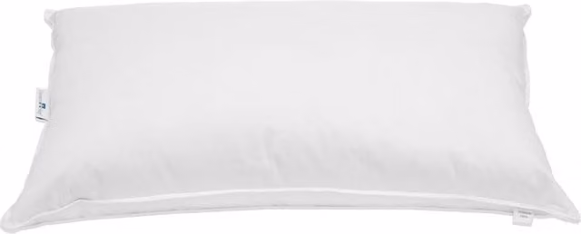 Cuscino in piuma DaunenStep Silver bianco traspirante e anallergico