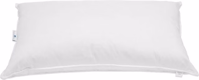 Cuscino in piuma Platinum DaunenStep bianco traspirante per adulti