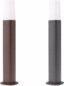 Lampada da giardino a palo Redo Group Crayon, colore marrone e nero, con tecnologia LED e protezione IP44