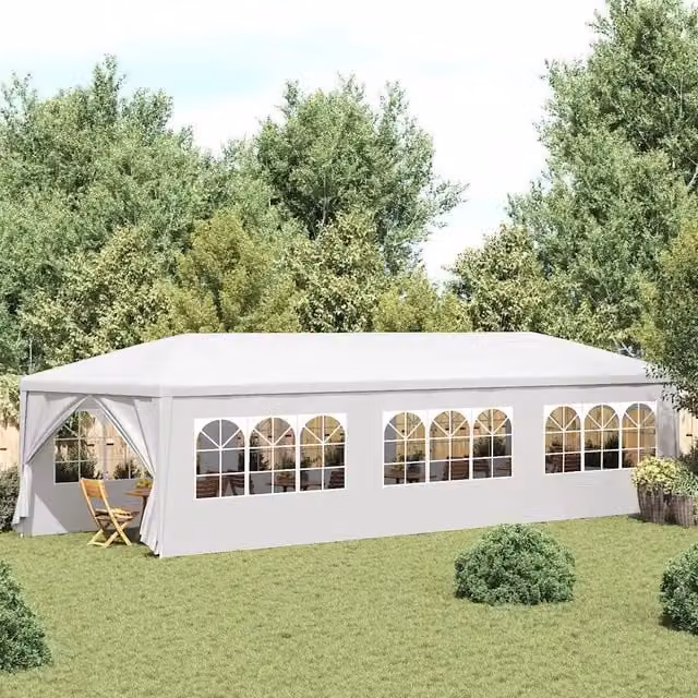 Tenda per feste Videx bianca L: 900 cm, P: 300 cm, H: 255 cm