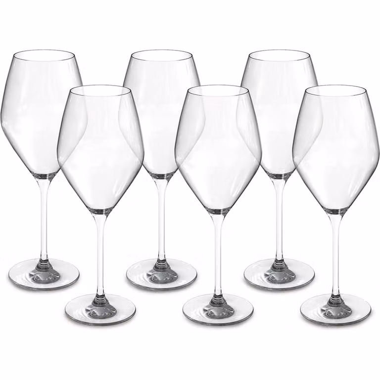 Set di 6 calici da vino Gusto Casa Linea Degustazione in vetro trasparente da 590 ml