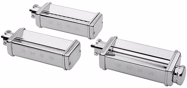 Set di trafile per pasta Anni '50 Smeg in acciaio inossidabile color argento SMPC01