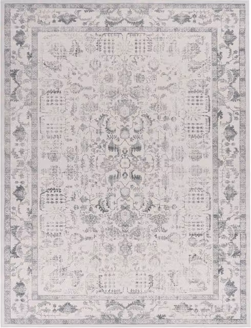 Tappeto lavabile Sami argento stile orientale vintage L: 280 cm, P: 200 cm